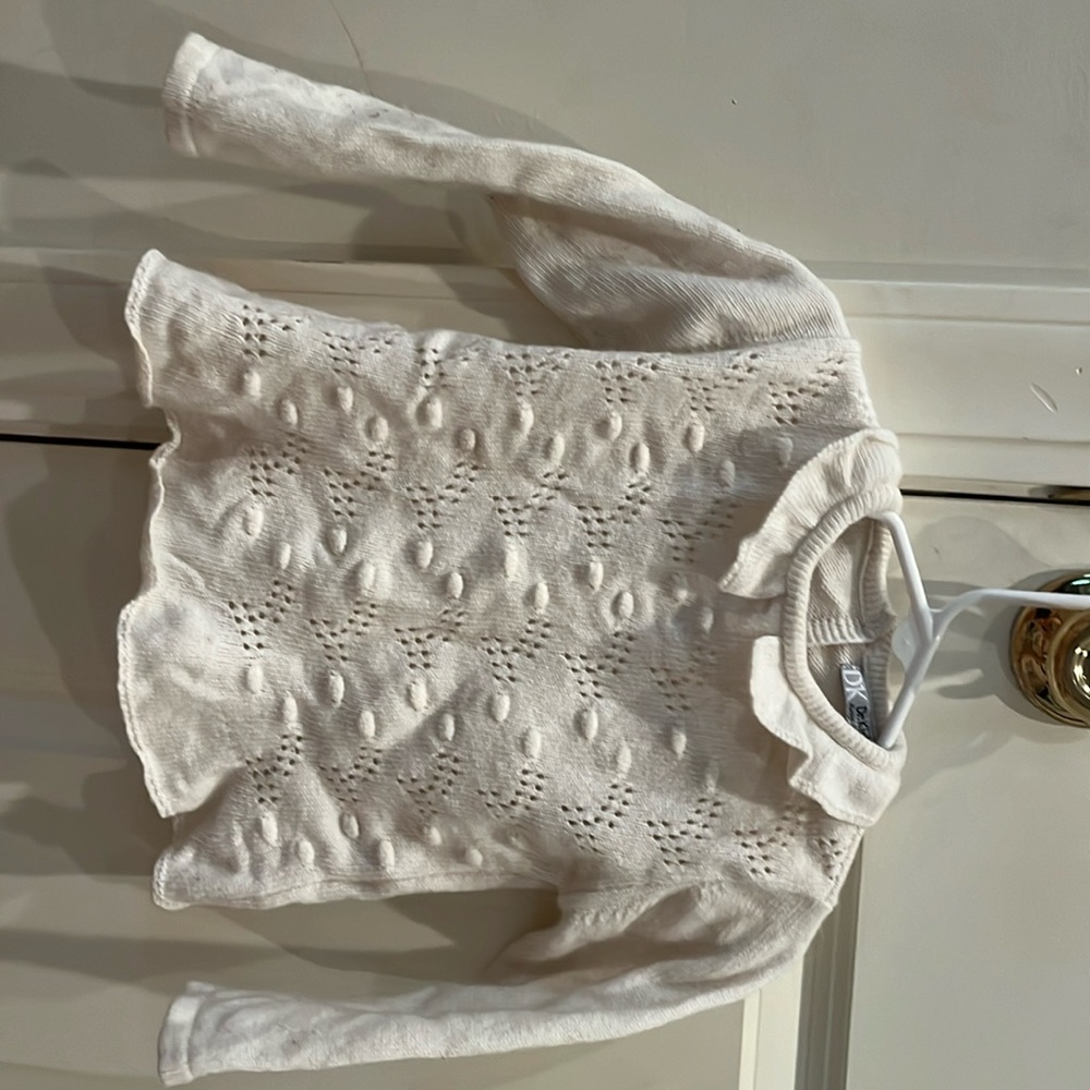 White Girls’ Sweater by Dr. Kid 24 months